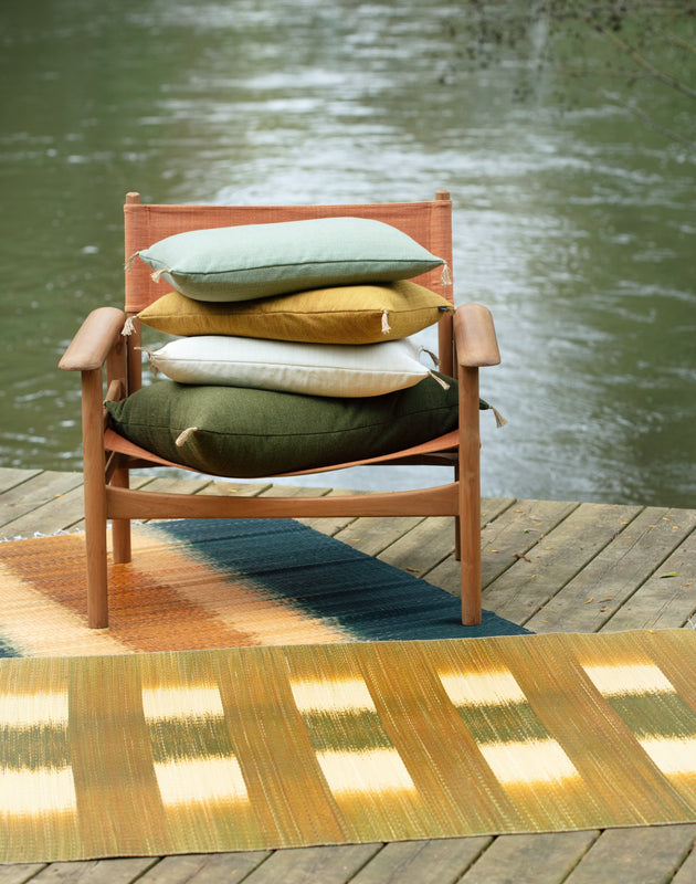 Fauteuil en teck Macha