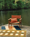 Fauteuil en teck Macha