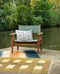 Fauteuil en teck Macha