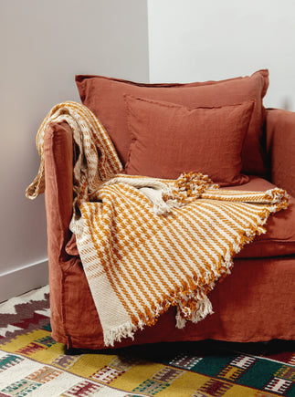 Plaid pied de poule