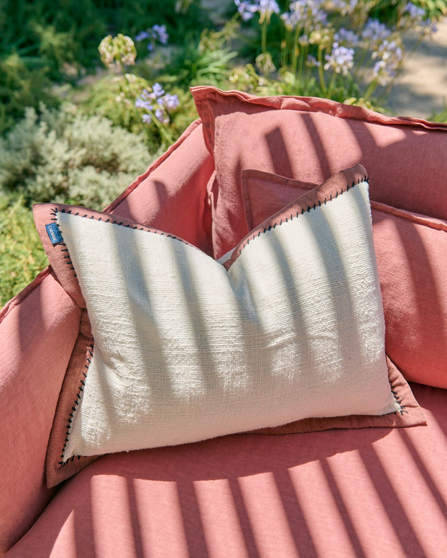 Housse de coussin Khadi Noir