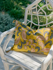 Housse de coussin Kalamkari