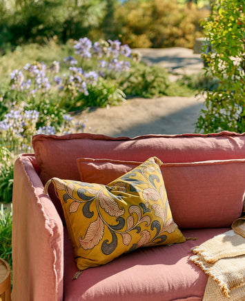 Housse de coussin Kalamkari
