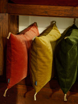 Housse de coussin Velours lavé