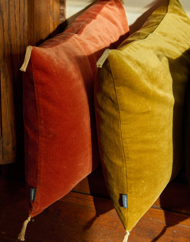 Housse de coussin Velours lavé