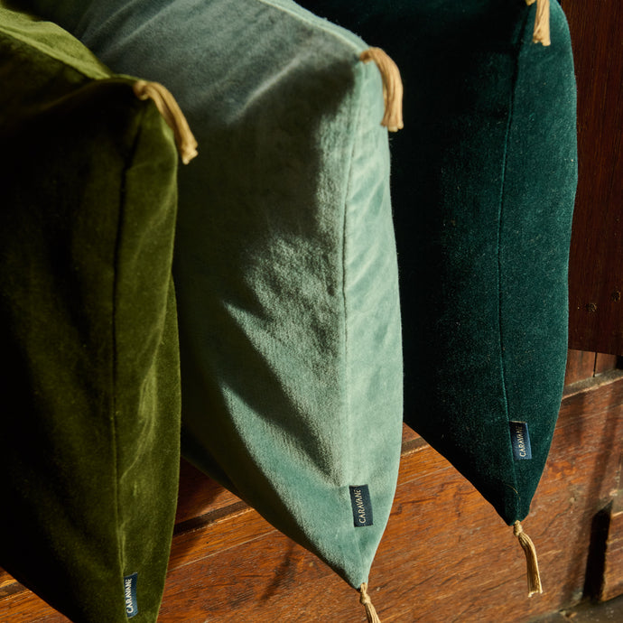 Housse de coussin Velours lavé
