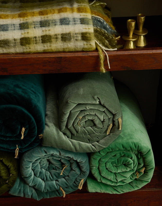 Sofa cover Velours lavé