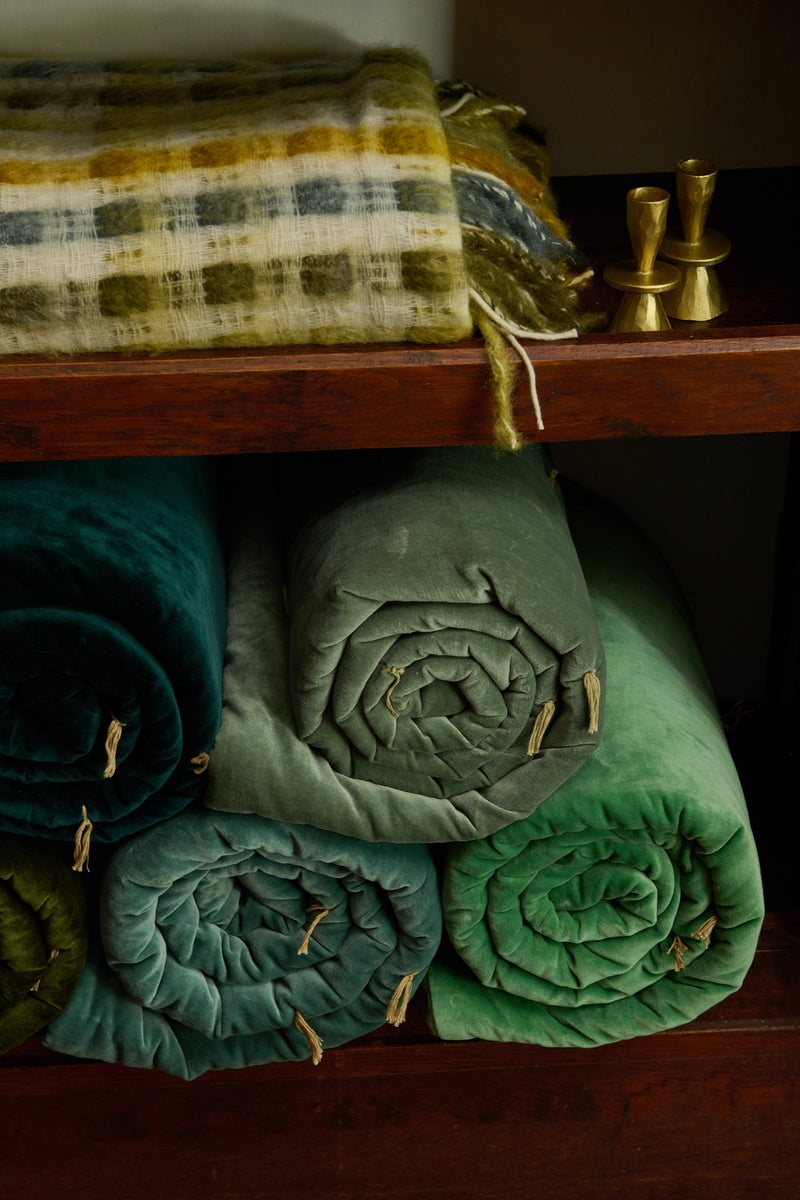 Sofa cover Velours lavé