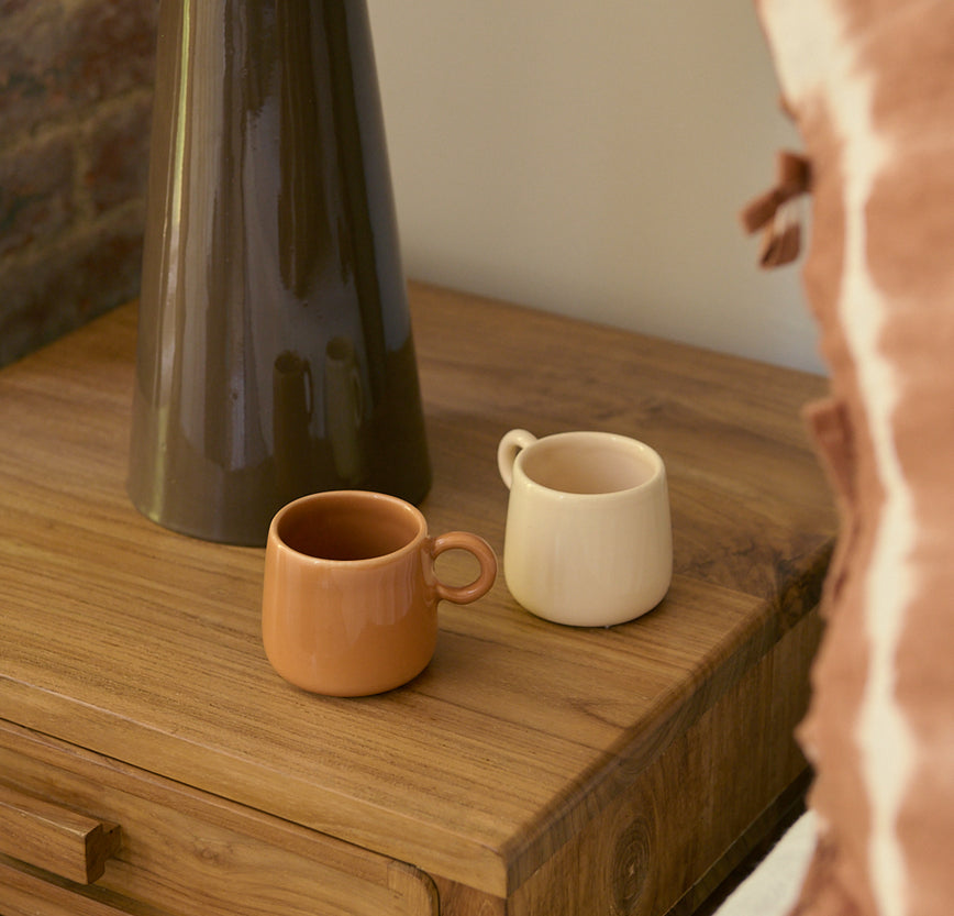 Lot de 2 tasses Amarelo