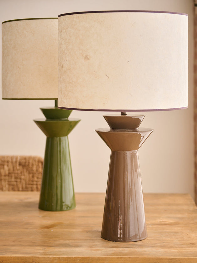 Lampe à poser Rosha Leo Mocha