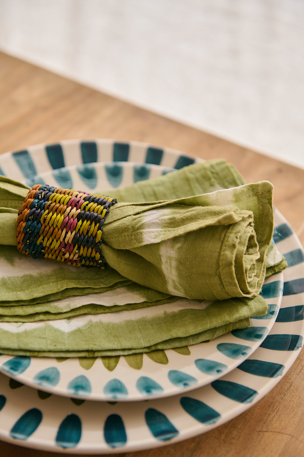 Nigelle 4 piece napkin ring set