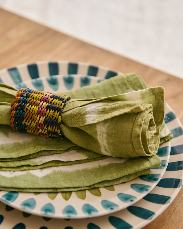 Nigelle 4 piece napkin ring set
