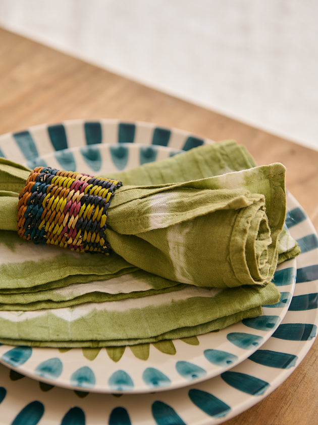 Nigelle 4 piece napkin ring set