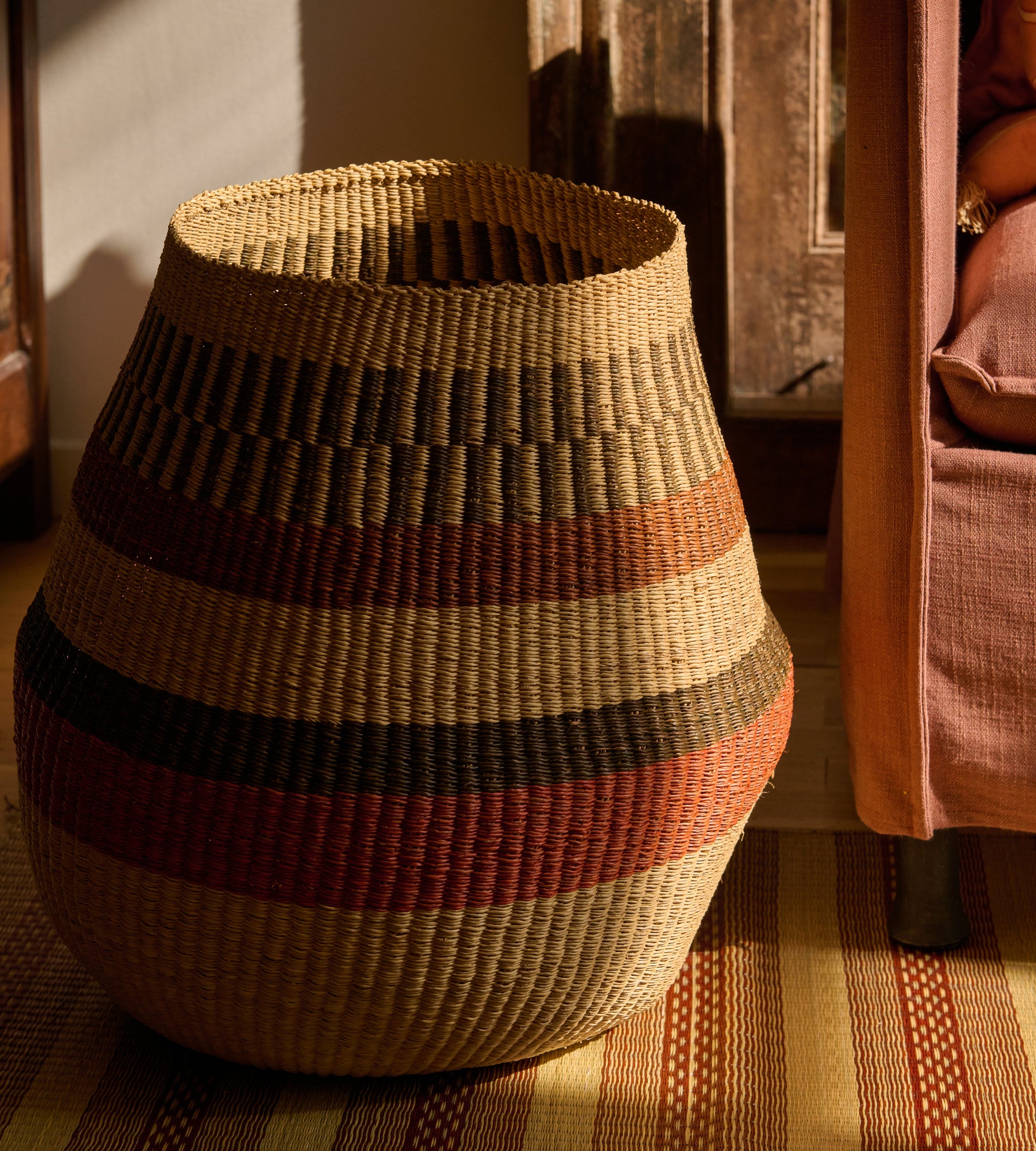 Panier Nigelle terracotta cacao