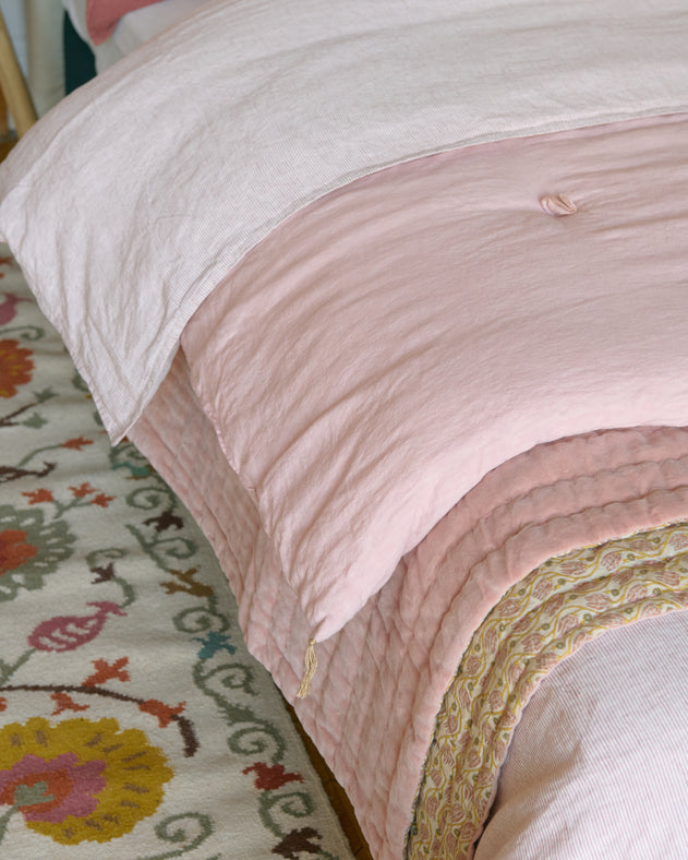 Fil à Fil Bed Linen Set - Bois de rose