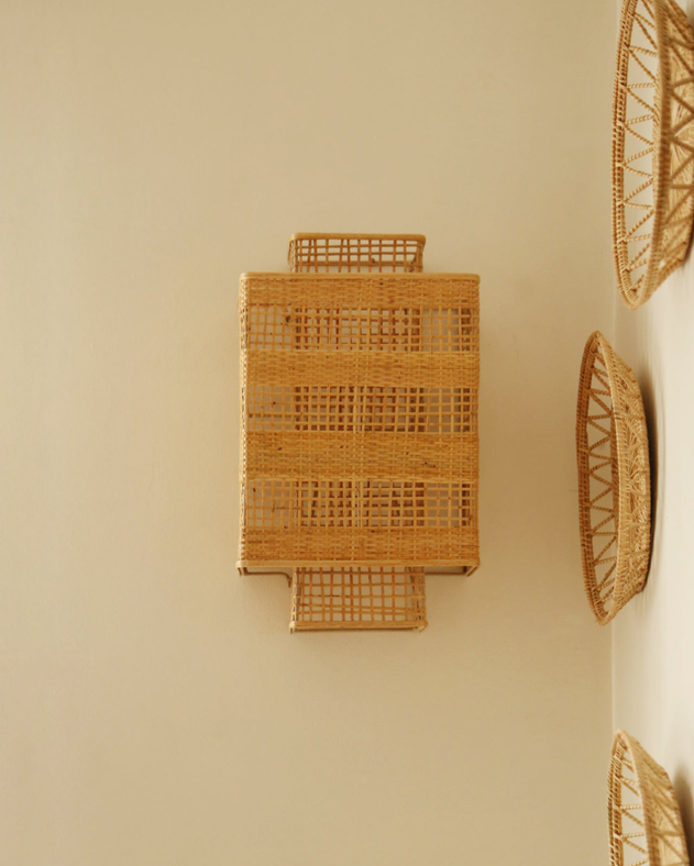 Applique murale en bambou