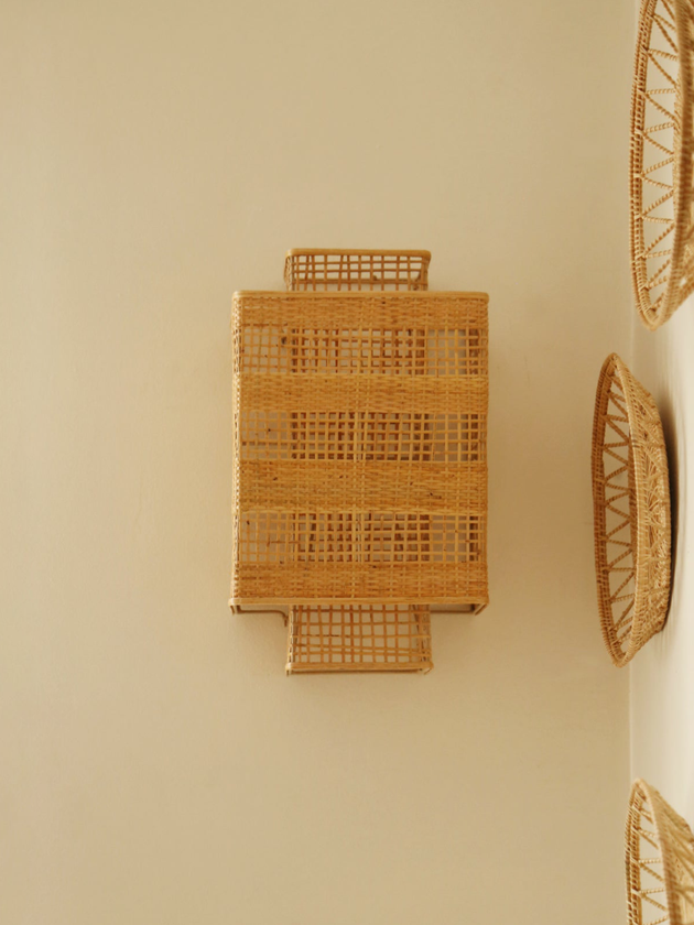 Applique murale en bambou