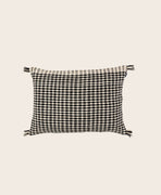 Housse de coussin pied de poule