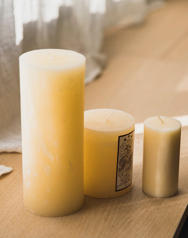 Grosses bougies qui ne coule pas