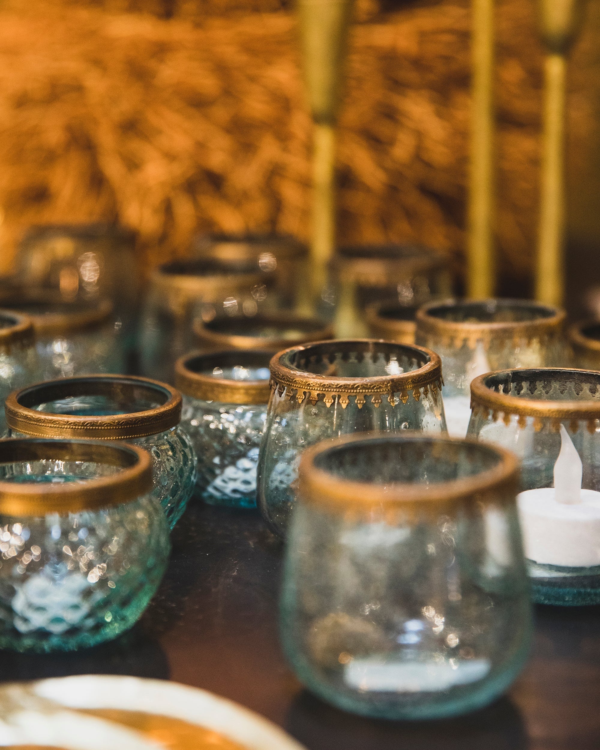Photophore Hera modelé à la main