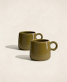 Lot de 2 tasses Amarelo