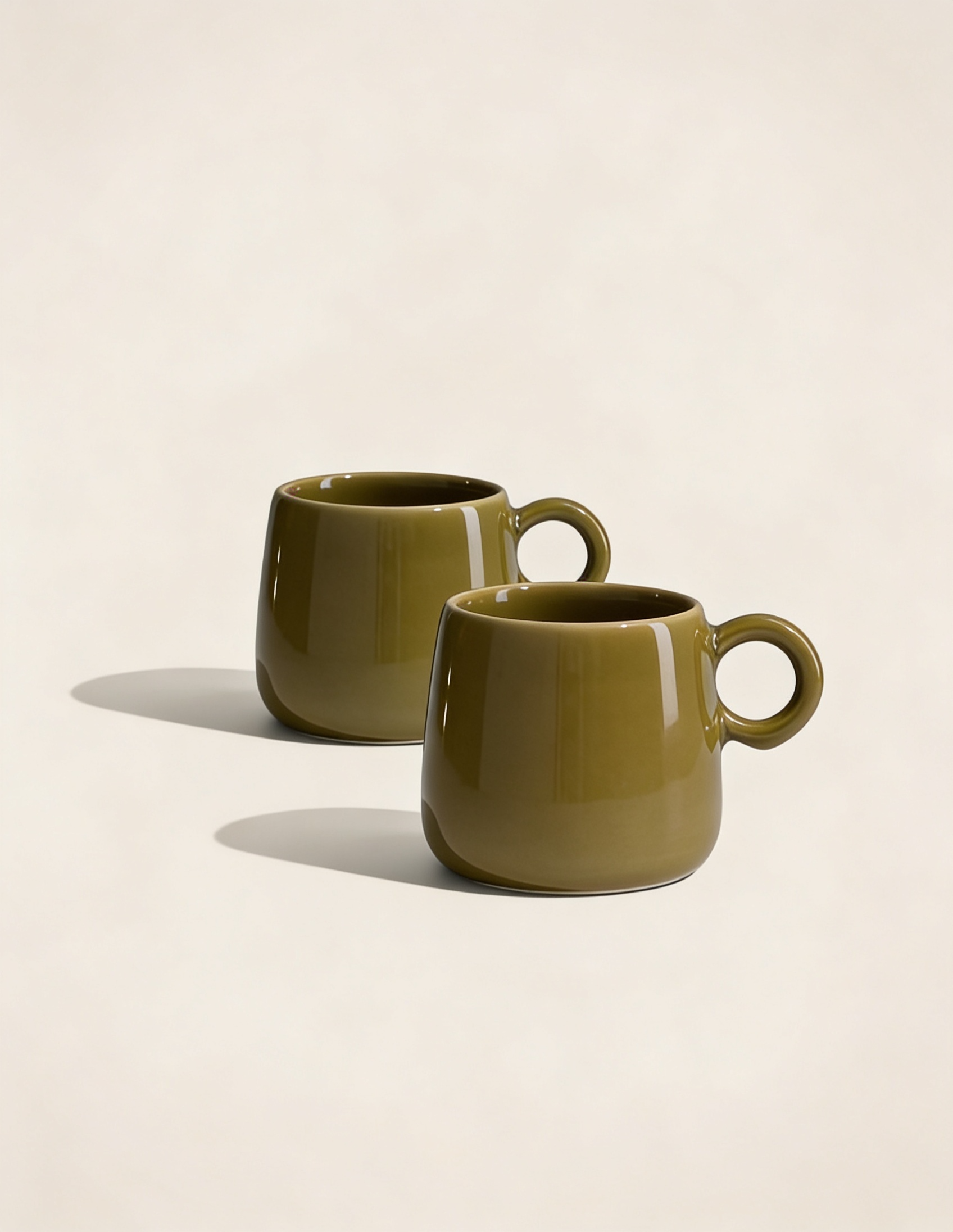 Lot de 2 tasses Amarelo