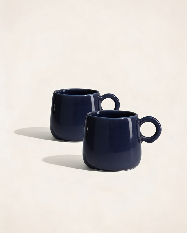 Lot de 2 tasses Amarelo