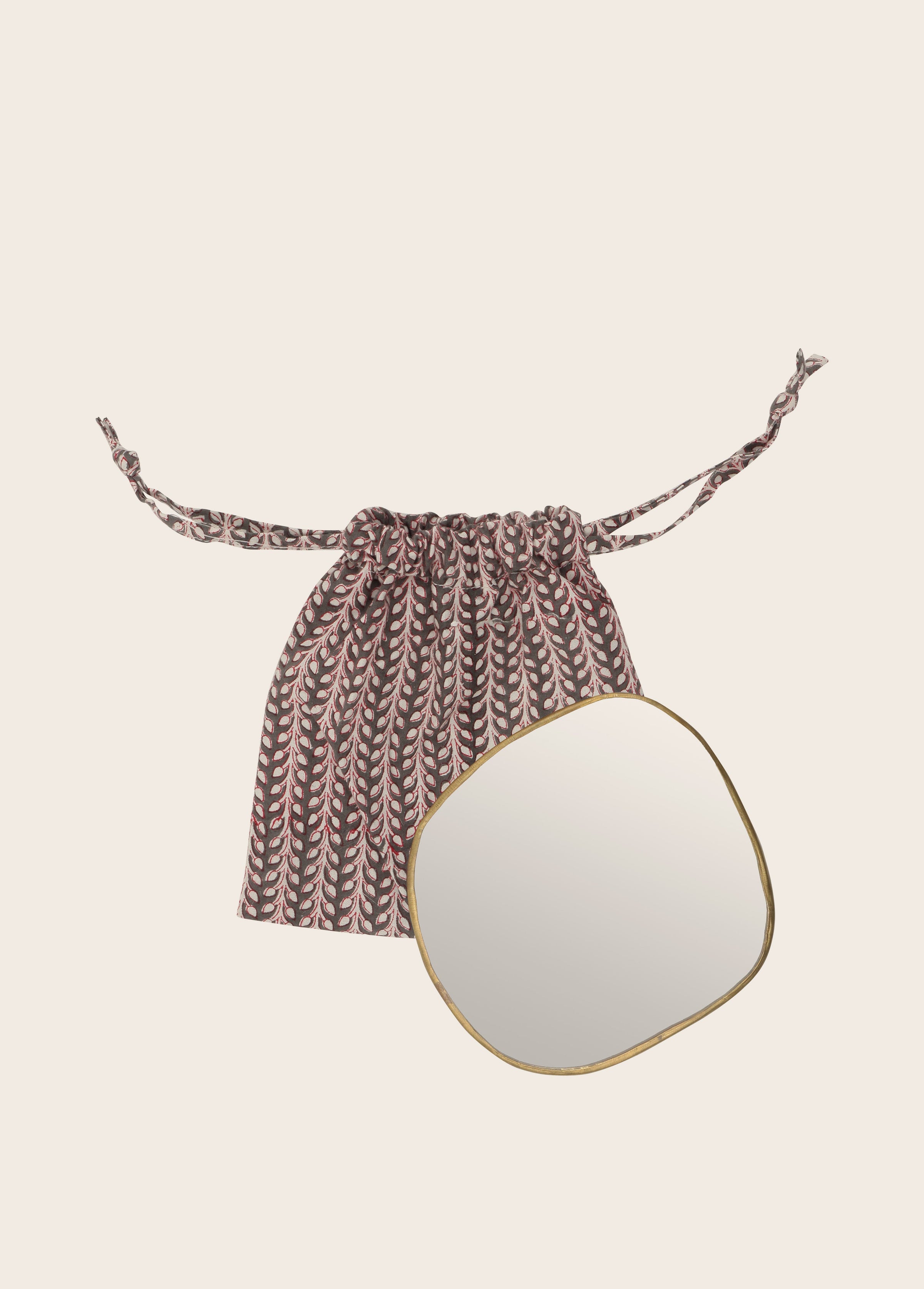 collection mini miroir Ame en laiton à emporter