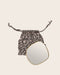 collection mini miroir Ame en laiton serti main et son pochon de transport