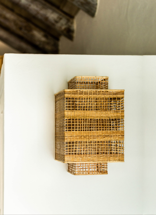 Applique murale en bambou