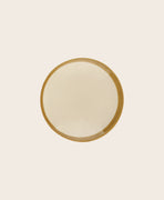 Assiettes plates en faïence émaillée ocean