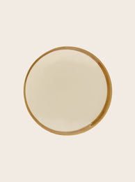 Set de 4 assiettes en faïence émaillée Ecume