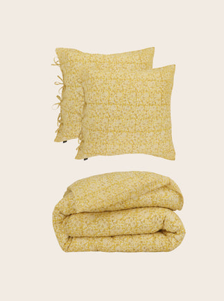 Parure de lit Dalia - Curcuma