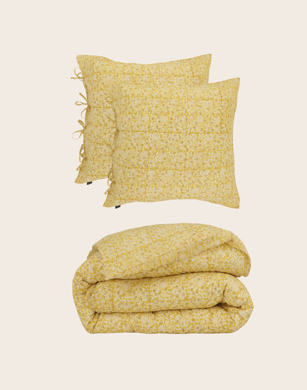 Dalia bedding set - Turmeric