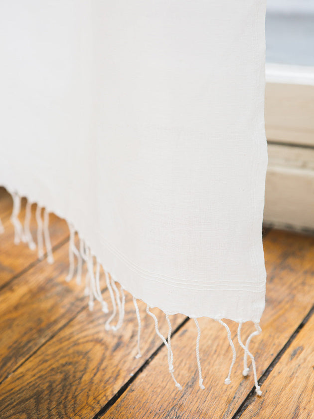 Rideau prêt à poser en coton Ashoka