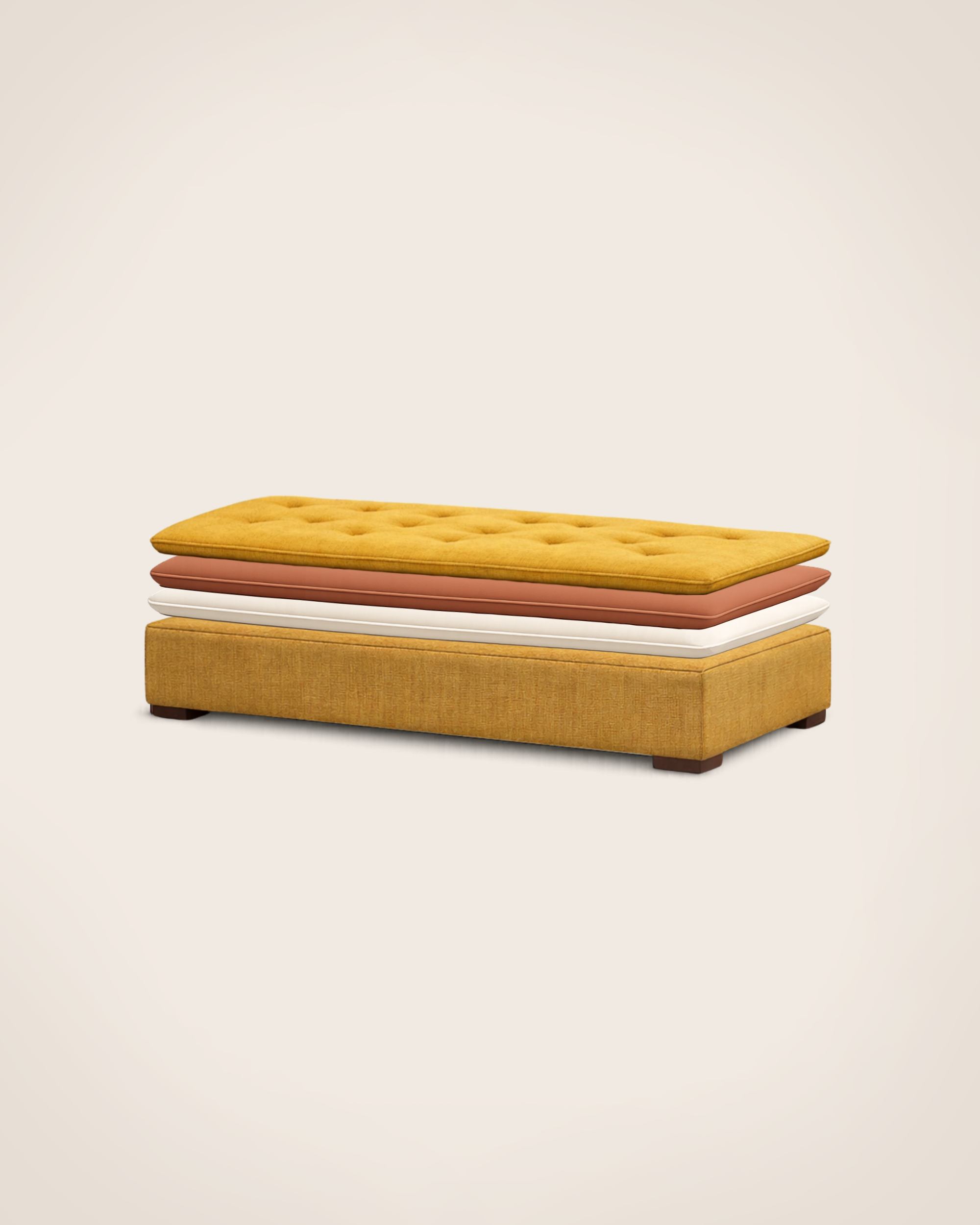 Divan Princesse - Structure Moutarde