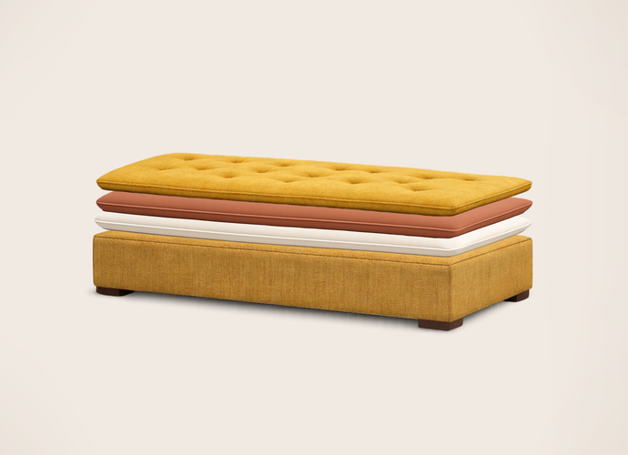 Divan Princesse - Structure Moutarde