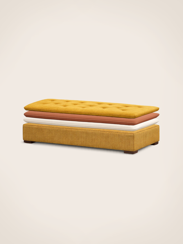 Divan Princesse - Structure Moutarde