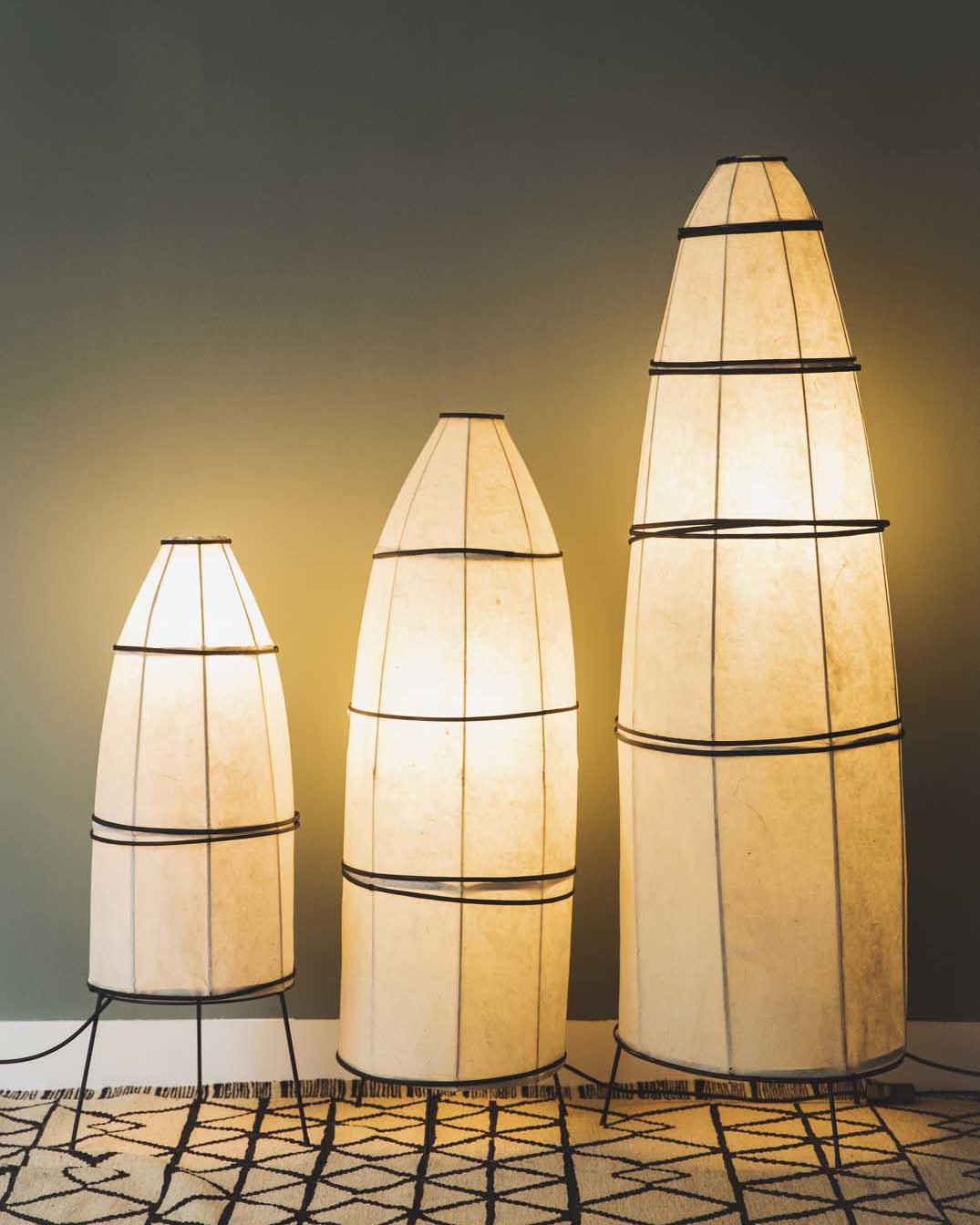 Pied de lampe Bell