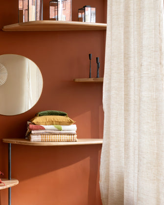 Rideau Arys en khadi de coton biologique