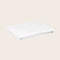 Linge de lit : drap housse blanc en coton bio blanc