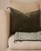 Sofa cover en velours et coton
