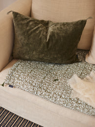 Sofa cover en velours et coton