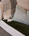 grande housse de coussin Tulipan Laurier en coton