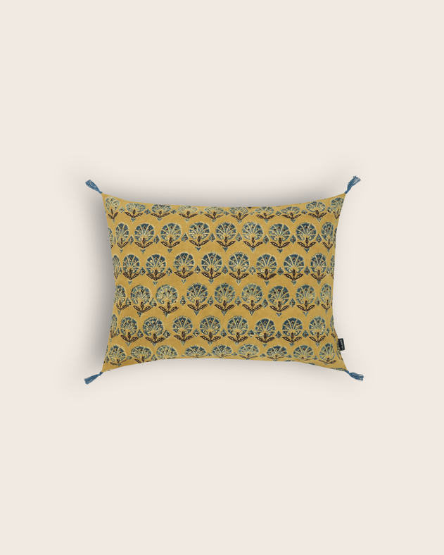 Ajrak cushion cover