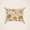 Housse de coussin en coton brodé inspirée de l'art du suzani couleur Canelle