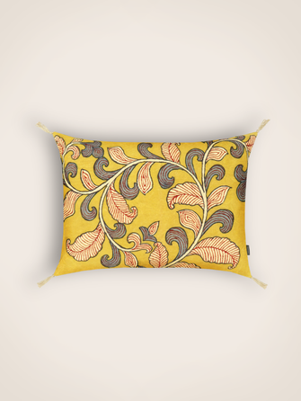 Housse de coussin Kalamkari