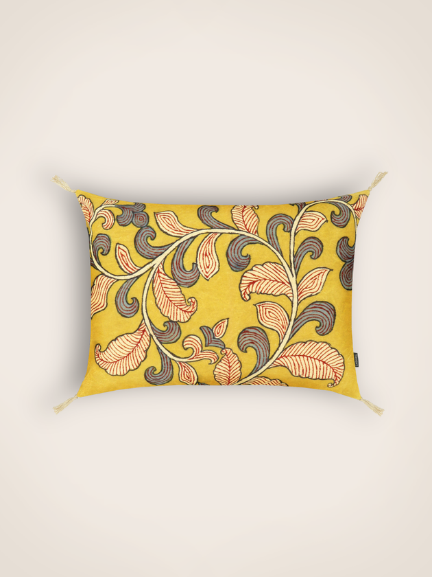 Housse de coussin Kalamkari
