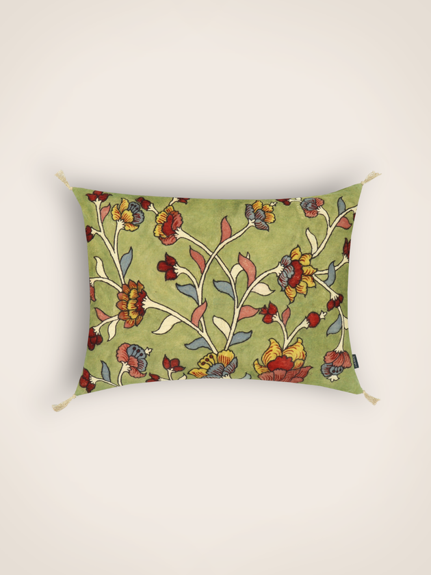 Housse de coussin Kalamkari