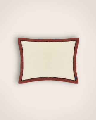 Housse de coussin Khadi Noir